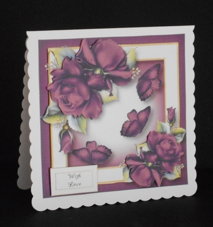 Pretty Porcelain Roses Bumper Kit 2 by Joan Prince