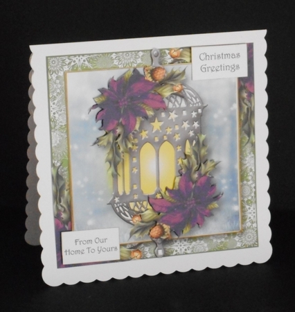 The Poinsettia Lantern - Purple by Joan Prince