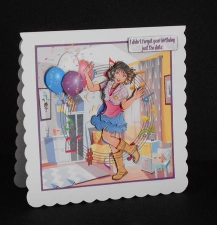 Dancing queen 7x7 by Joan Prince