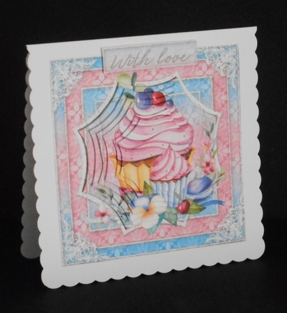 ladies multi purpose card Happy Birthday thank you by Joan Prince