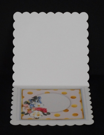 Pink Mixed Floral Centre Cutout by Joan Prince