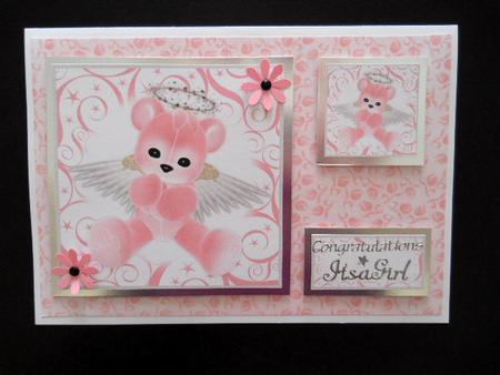 Pink Angel Teddy Toppers 2 Mix N Match by Joan Prince