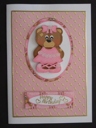 Pink Ballerina Bear by Joan Prince