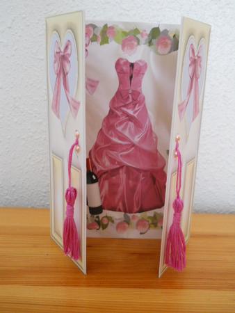 Pink Evening Dress, Gatefold by Joan Prince