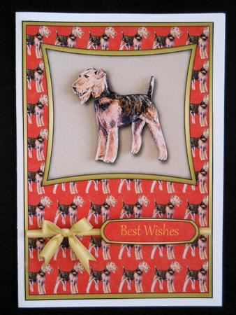 Airedale Terrier (red) by Joan Prince