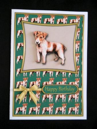 Jack Russell (green) by Joan Prince