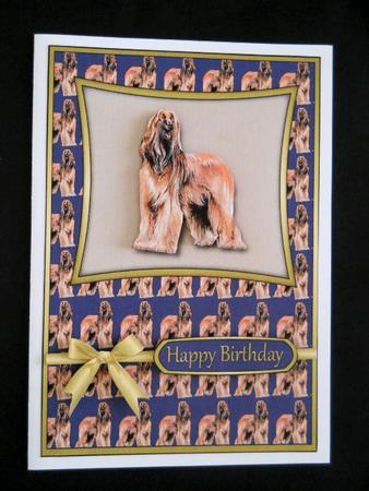 Afghan Hound (blue) by Joan Prince