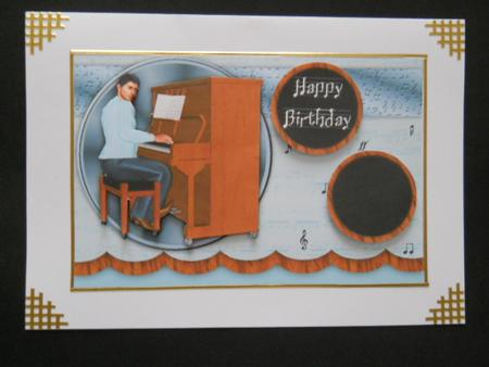 Mr Piano Man Birthday by Joan Prince