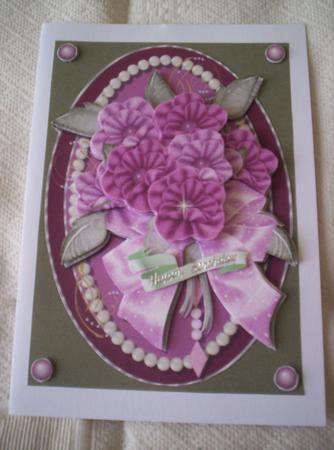 Magical Mauve Card Topper Kit by Joan Prince