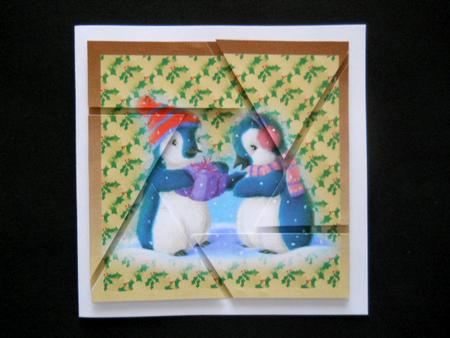 Christmas Penguins Camera Eye Stacker by Joan Prince