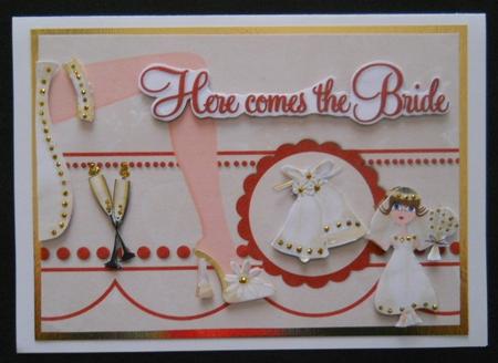 Here Comes the Bride Sheet by Joan Prince