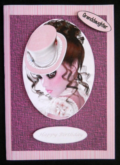Oval Lady's Portrait Toppers by Joan Prince