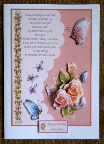 Wings and Petals Card Front by Joan Prince