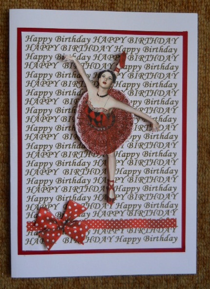 Ruby Ballet Dancer by Joan Prince