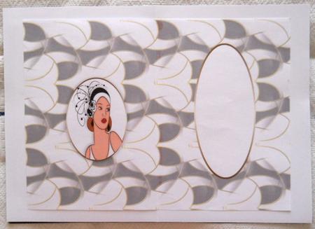 Amber Deco Cameo Insert by Joan Prince