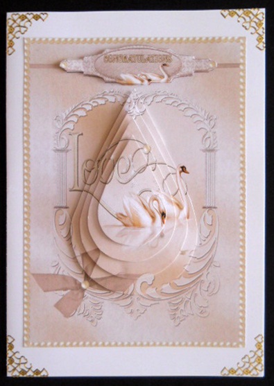 The Love Swans Teardrop Pyramid by Joan Prince
