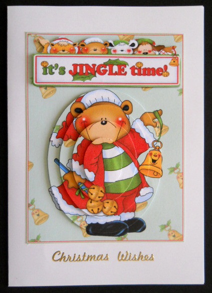 It's Jingle Time Oval Pyramid by Joan Prince