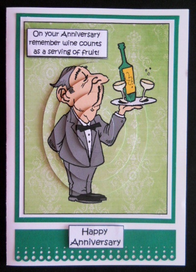 Jeeves Serves Anniversary Wine Oval Pyramid by Joan Prince