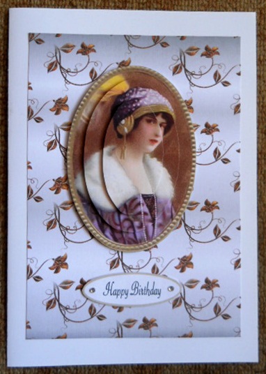 Elegant Floral in Silver & Gold by Joan Prince