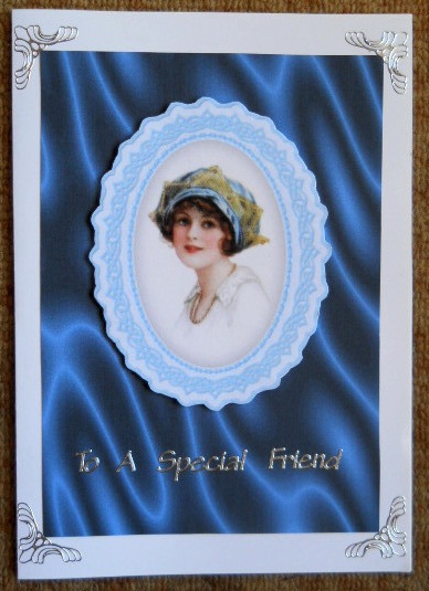 Sumptuous Satin Backing Paper - Deep Cerulean Blue by Joan Prince