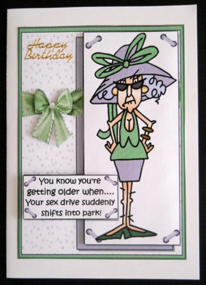 Stella's Sex Drive is in Park Quick Card by Joan Prince