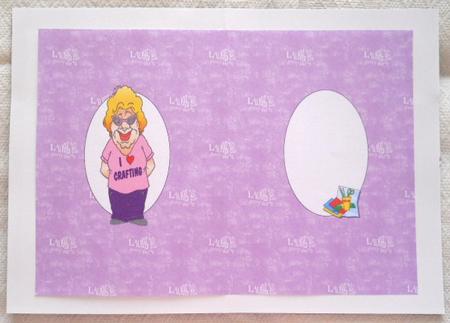 Happy Birthday Crafting Queen Insert by Joan Prince