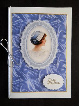 Satin in Light Blue by Joan Prince