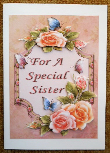Shimmering Roses and Butterflies for My Sister by Joan Prince