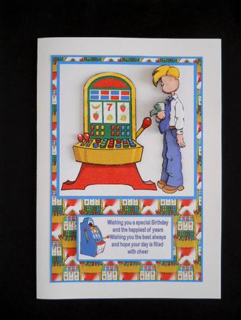 Fruit Machine Fred by Joan Prince