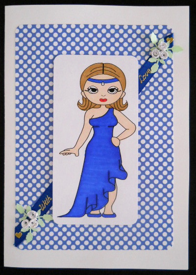 Lady Liberty Digital Stamp by Joan Prince