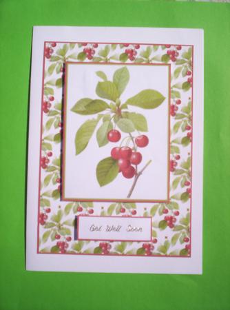 Cherries Quick Card by Joan Prince