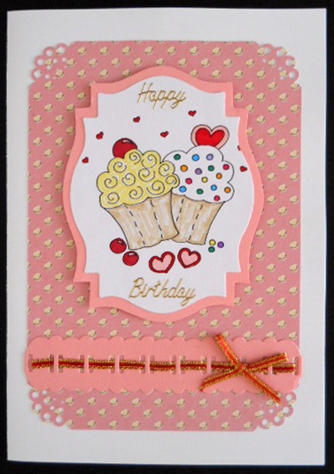 Cupcakes Digital Stamp by Joan Prince