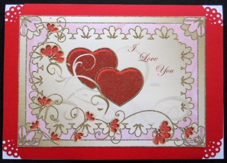 To My Love Valentine/ Anniversary/ Birthday Topper & Insert 2 by Joan Prince