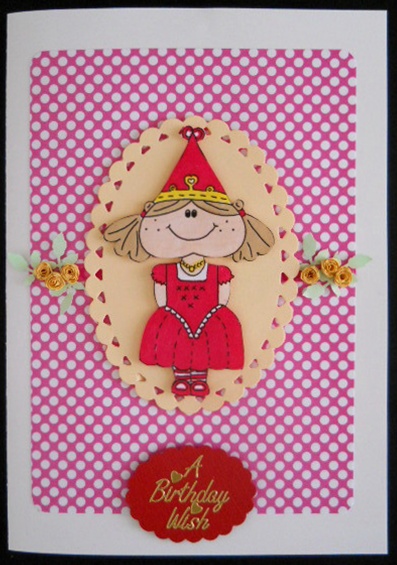 Princess Maggie Digital Stamp by Joan Prince