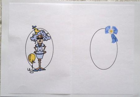 Stella with Choice of Two Captions Insert by Joan Prince