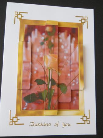 Panelled Yellow Rose by Joan Prince