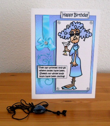 Stella's Body Has Been Smiling Quick Card by Joan Prince
