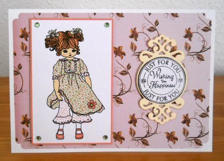 Elegant Floral in Pink and Gold by Joan Prince
