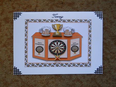Darts Championship Easel Kit by Joan Prince