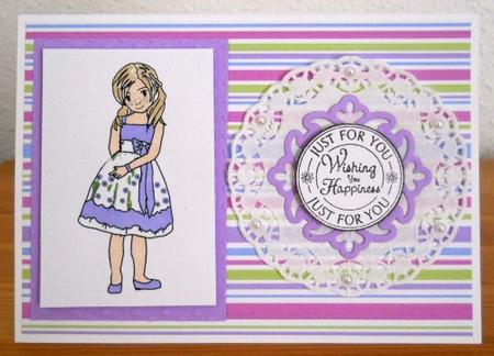 Pretty Soft Stripes Backing Paper by Joan Prince