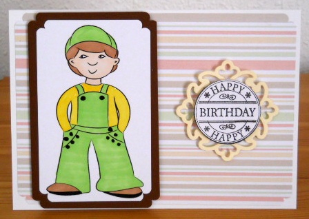 Pretty Soft Stripes Backing Paper by Joan Prince