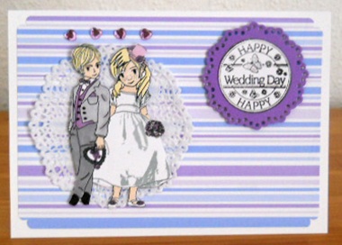 Wedding Pair Digital Stamp by Joan Prince