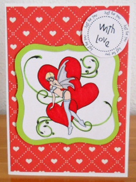Fairy Hearts Stamp by Joan Prince