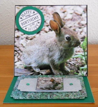Cute Easter Bunny Topper by Joan Prince