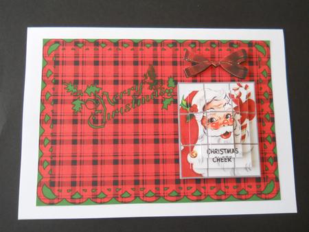 Christmas Cheer Santa by Joan Prince
