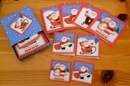 3D Top Drawer Xmas Santa Cards Bumper Kit by Joan Prince