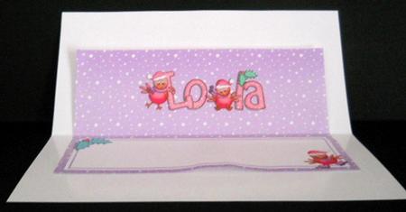 Xmas Lola Matching Large Dl Insert by Joan Prince
