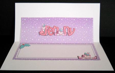 Xmas Janine Matching Large Dl Insert by Joan Prince