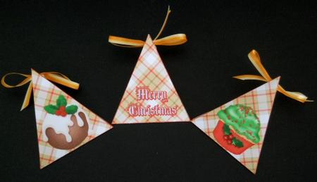 Triple Triangle Boxes - Xmas Treats Tarten Boxes by Joan Prince