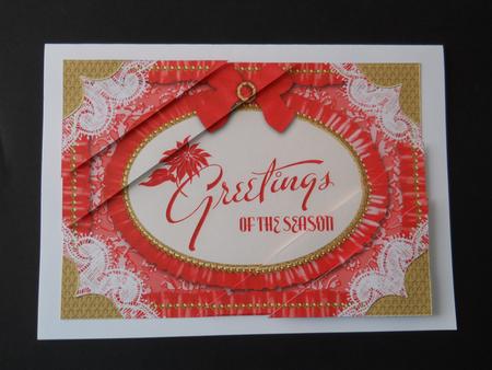 Greetings of the Season Duo Corner A5 Stacker by Joan Prince